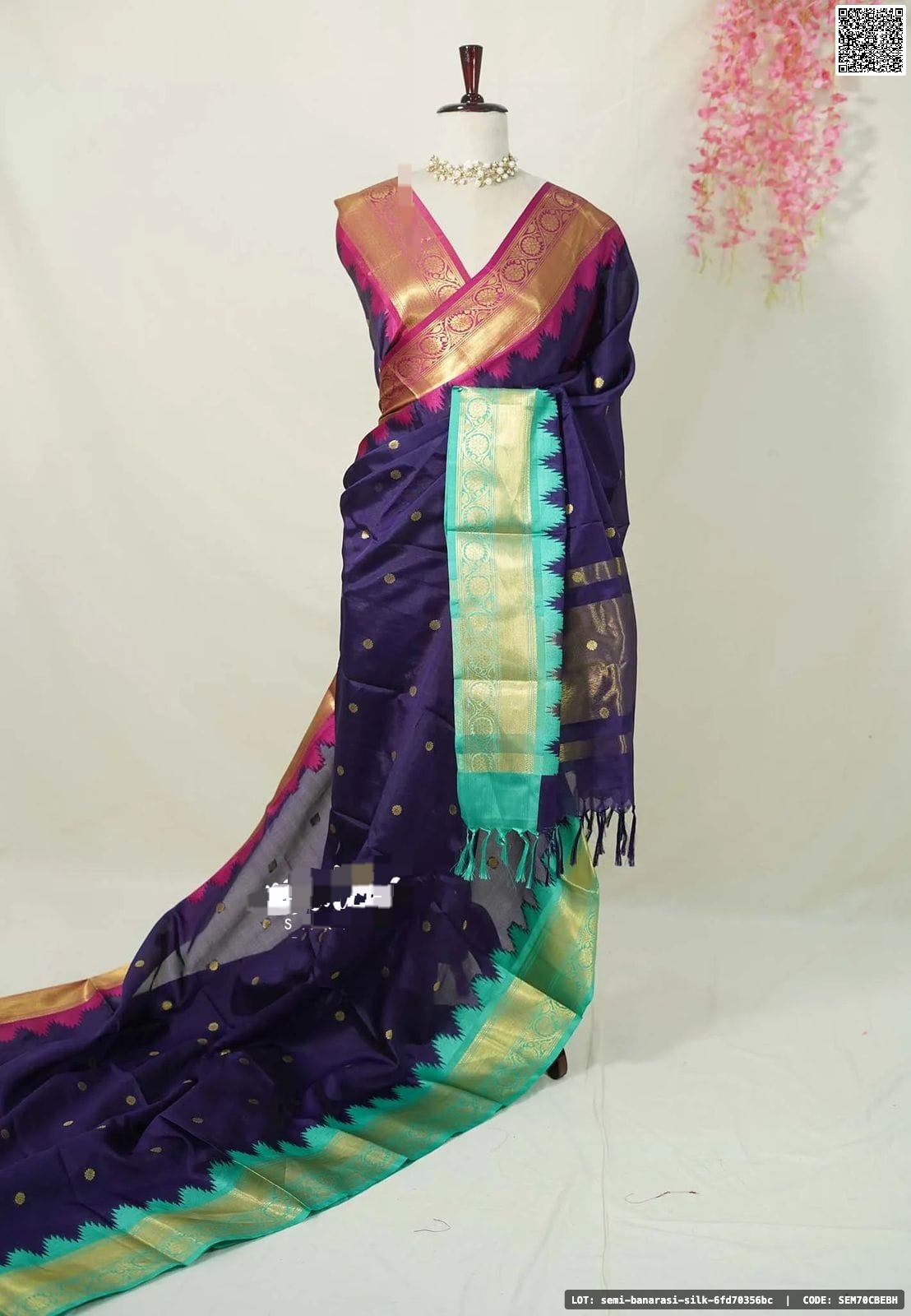 Semi Banarasi Silk